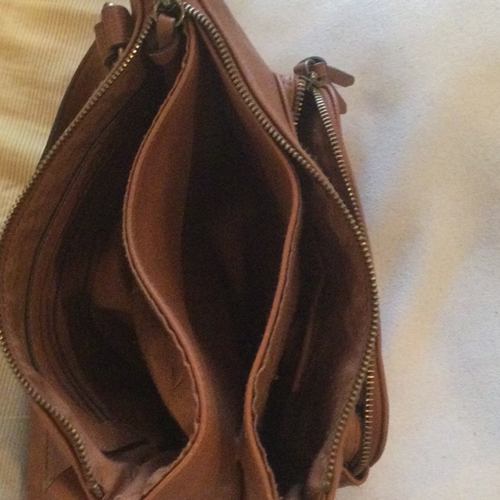 Rich brown crossbody bag